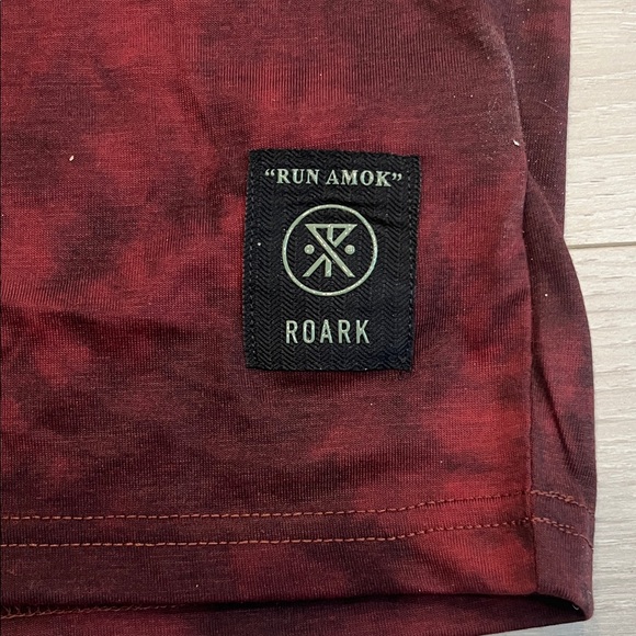 Motörhead Roark Graphic Tee Shirt Men’s Large Burgundy Tie-Dye Rock Band New - Picture 9 of 14